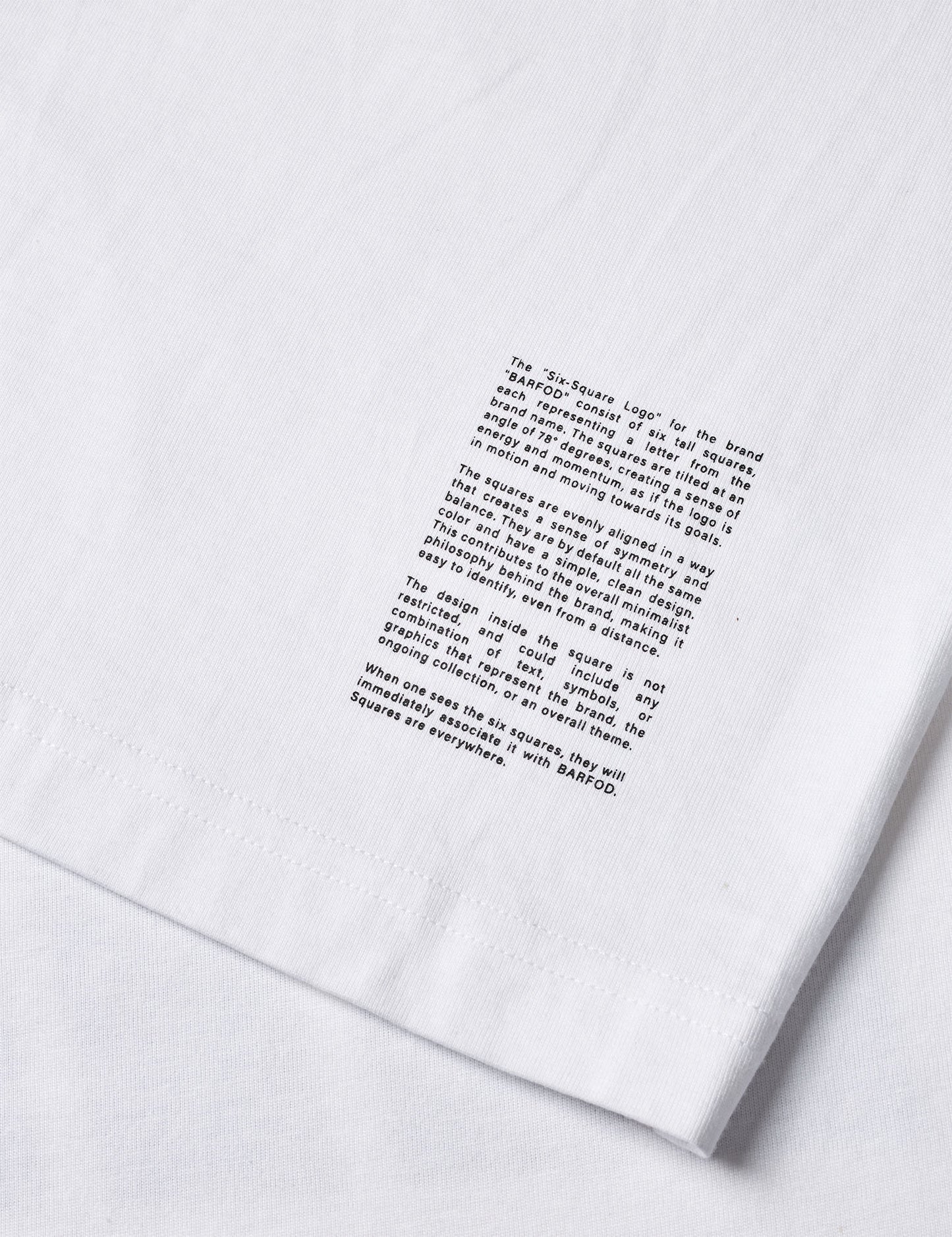 Six-square T-shirt White